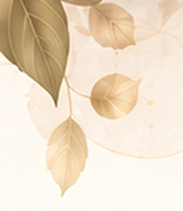 Gold leaf illustration