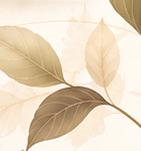 Gold leaf illustration
